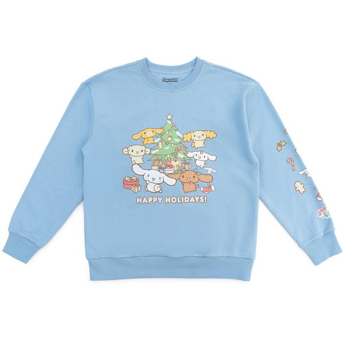 Hello Kitty Cinnamoroll and Friends x JapanLA Holiday Sweater Niebieskie | PL_HK89188