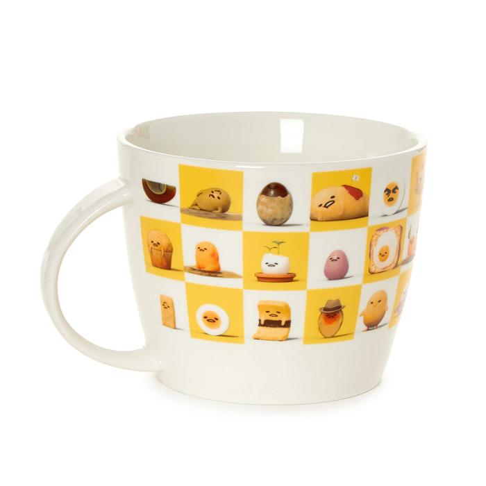 Hello Kitty Gudetama Ceramic Mug (An Eggcellent Adventure Series) Białe | PL_HK17655