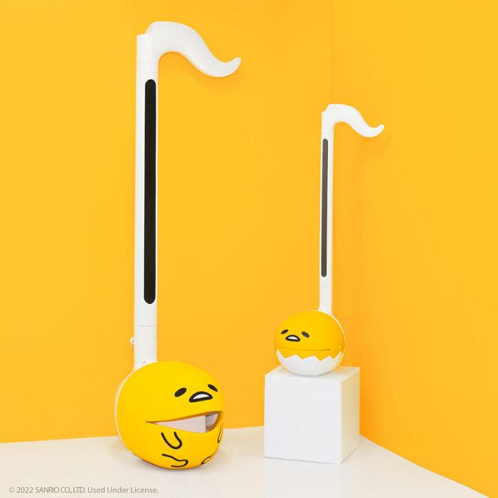 Hello Kitty Gudetama Otamatone Deluxe Musical Toy Żółte | PL_HK55117