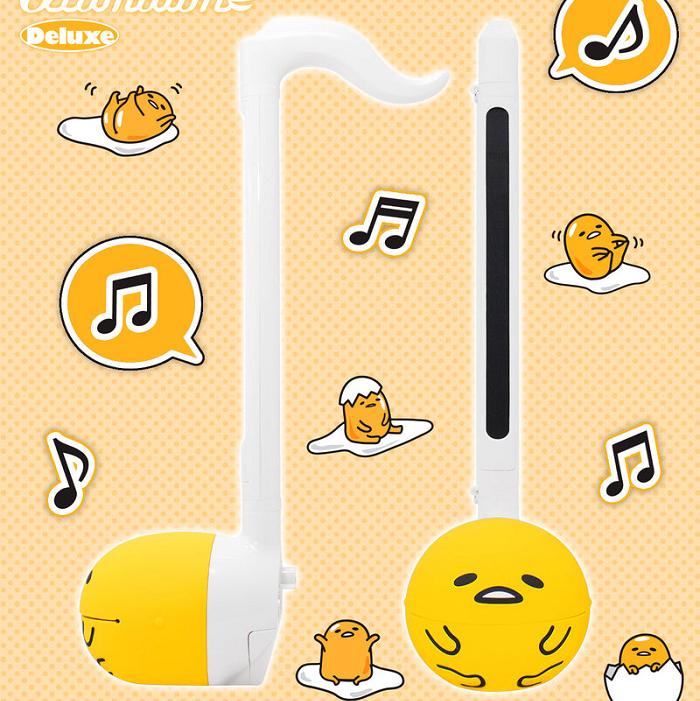 Hello Kitty Gudetama Otamatone Deluxe Musical Toy Żółte | PL_HK55117