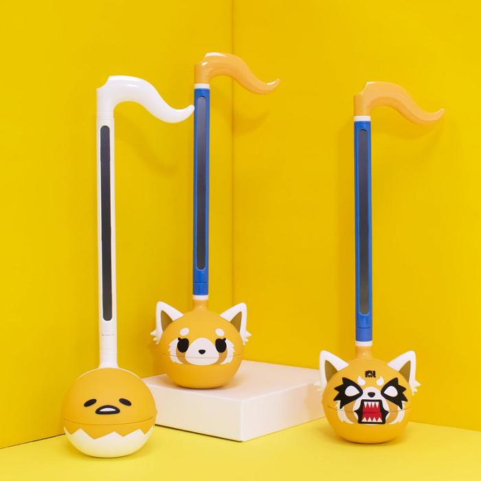 Hello Kitty Gudetama Otamatone Musical Toy Żółte | PL_HK79877