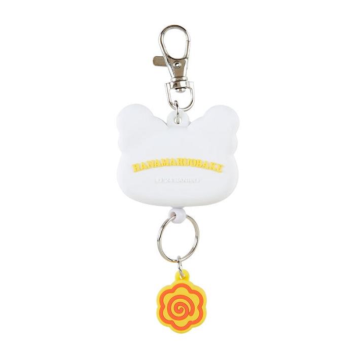 Hello Kitty Hanamaruobake Bestie Face Badge Reel Białe | PL_HK13432