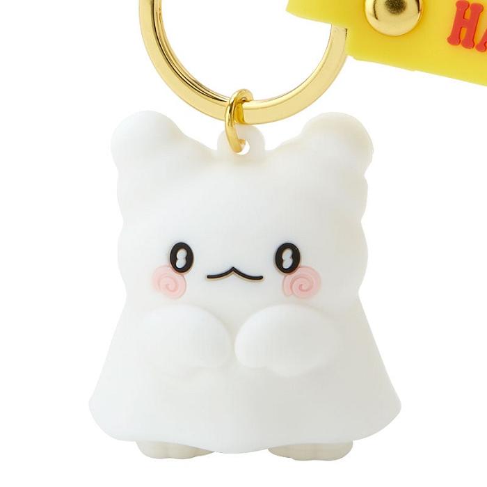 Hello Kitty Hanamaruobake Signature Keychain Białe | PL_HK76775