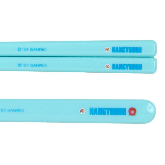 Hello Kitty Hangyodon Everyday Chopsticks & Spoon Set Niebieskie | PL_HK34810