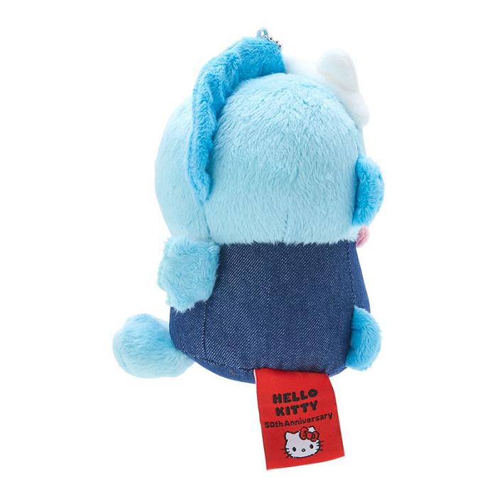 Hello Kitty Hangyodon Mascot Keychain Plush (Hello, Everyone! Series) Niebieskie | PL_HK43586