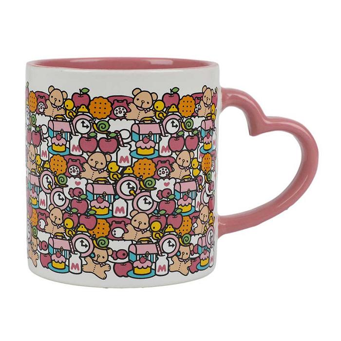 Hello Kitty Hello Kitty 16oz Heart Handle Ceramic Mug Kolorowe | PL_HK76245