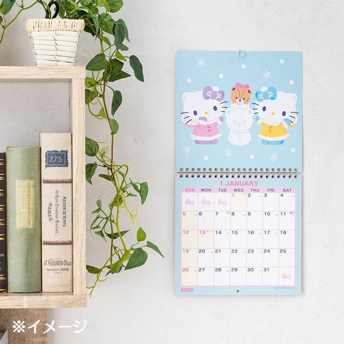 Hello Kitty Hello Kitty 2025 Wall Calendar Kolorowe | PL_HK53211