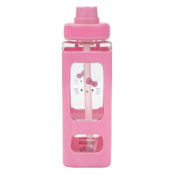 Hello Kitty Hello Kitty 24oz Square Travel Water Bottle Różowe | PL_HK41165