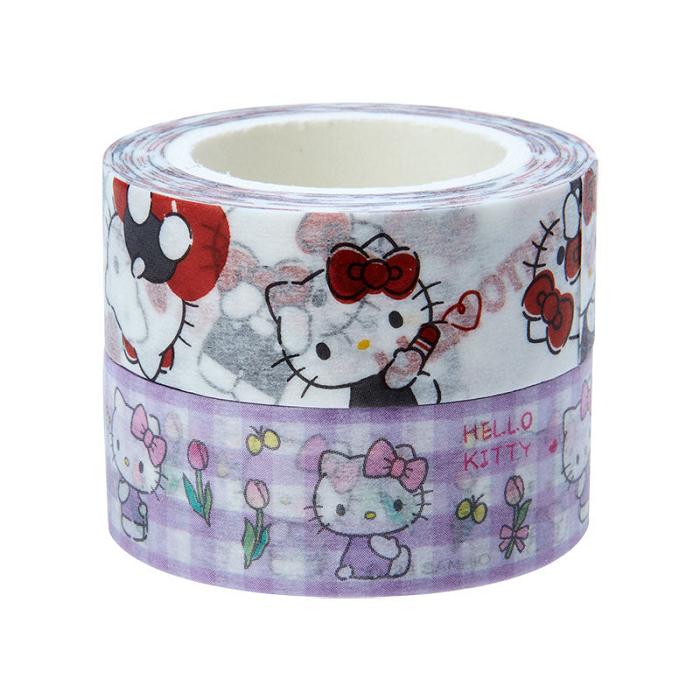 Hello Kitty Hello Kitty 2-Piece Washi Tape Set Fioletowe | PL_HK49105