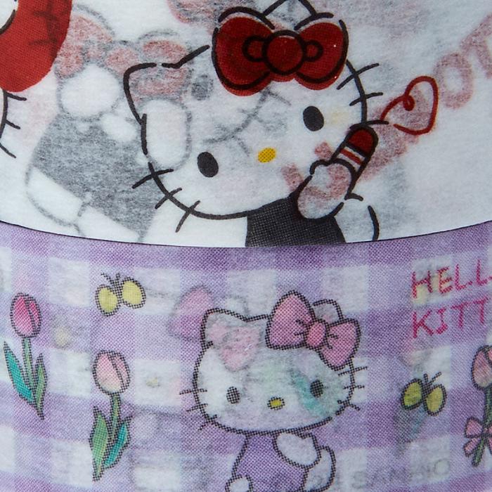 Hello Kitty Hello Kitty 2-Piece Washi Tape Set Fioletowe | PL_HK49105