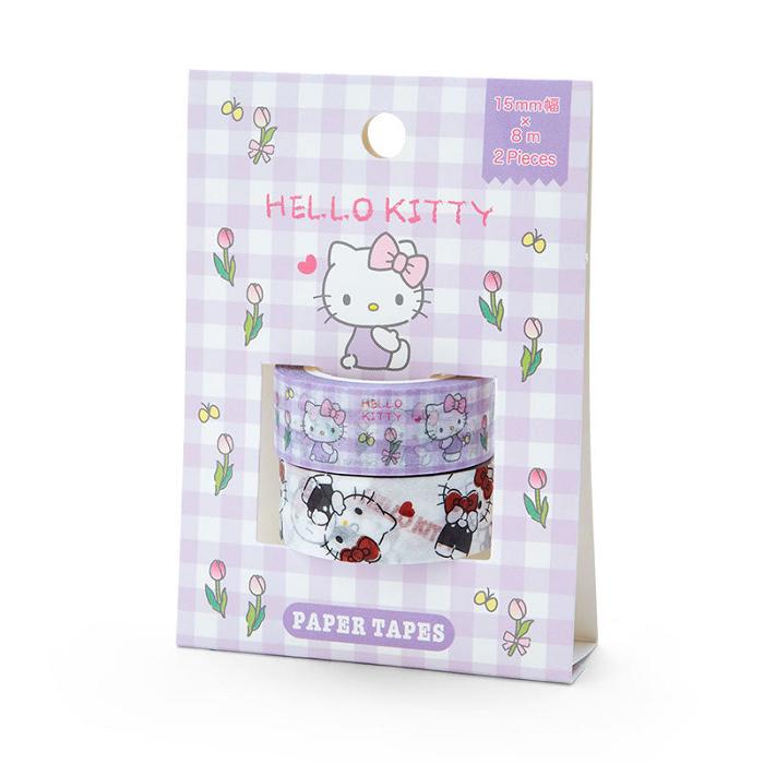 Hello Kitty Hello Kitty 2-Piece Washi Tape Set Fioletowe | PL_HK49105