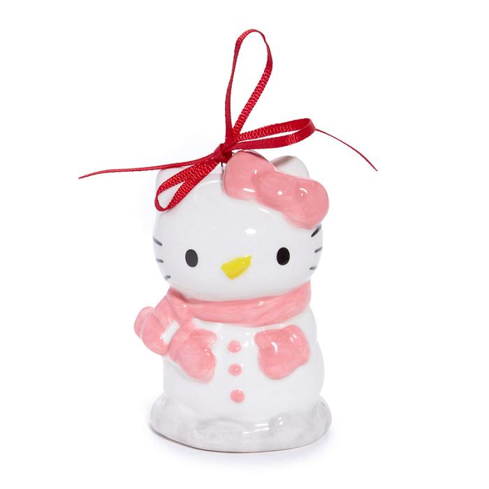 Hello Kitty Hello Kitty 2-pc Holiday Ceramic Ornament Set (Winter Play) Różowe Niebieskie | PL_HK54172