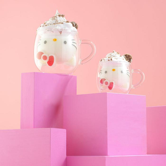 Hello Kitty Hello Kitty 3D Double Wall Coffee Mug Silve | PL_HK92828