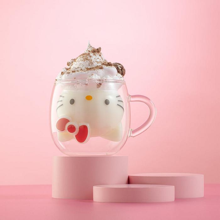 Hello Kitty Hello Kitty 3D Double Wall Coffee Mug Silve | PL_HK92828