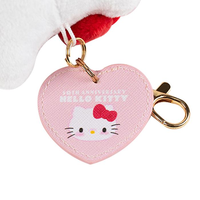 Hello Kitty Hello Kitty 50th Anniv. Plush Mascot Keychain (Full of Happy Series) Różowe | PL_HK40698