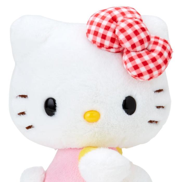 Hello Kitty Hello Kitty 50th Anniv. Plush Mascot (Red Gingham Bow) Czerwone | PL_HK44203