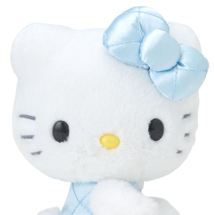 Hello Kitty Hello Kitty 50th Anniv. Plush Mascot (Quilted Blue) Białe Niebieskie | PL_HK17271