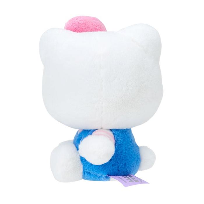 Hello Kitty Hello Kitty 50th Anniv. Plush Mascot (Light Blue Overalls) Niebieskie Różowe | PL_HK60275