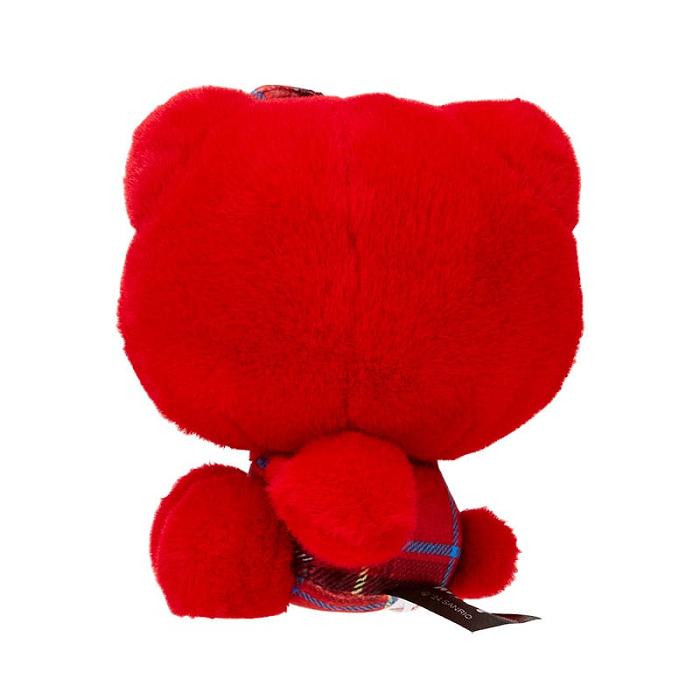 Hello Kitty Hello Kitty 50th Anniv. Plush Mascot (Red Tartan) Czerwone | PL_HK67122