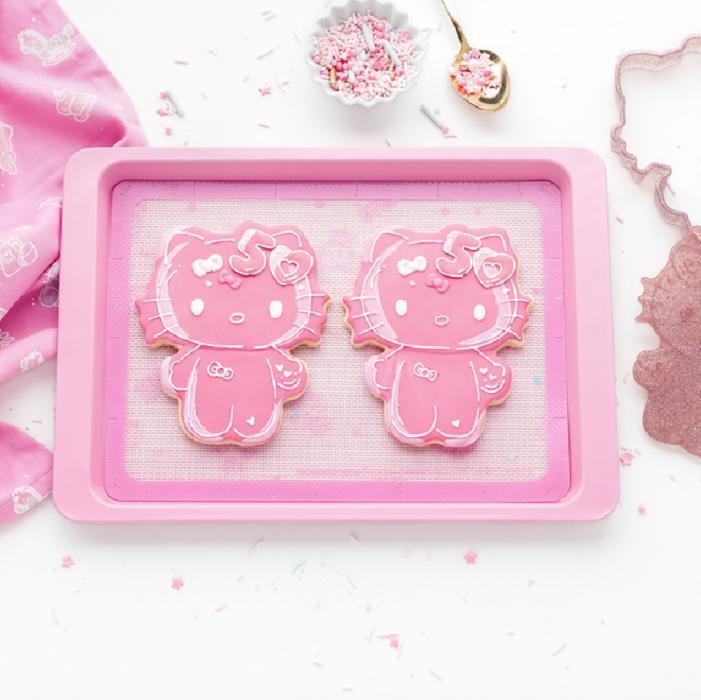 Hello Kitty Hello Kitty 50th Anniversary Cookie Stamp and Cutter Różowe | PL_HK47368