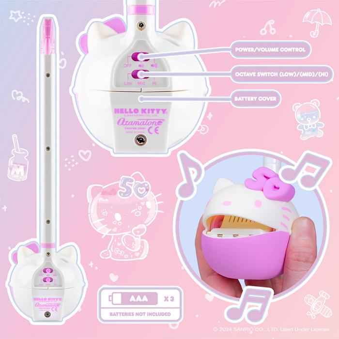 Hello Kitty Hello Kitty 50th Anniversary Otamatone Musical Toy Różowe | PL_HK90480