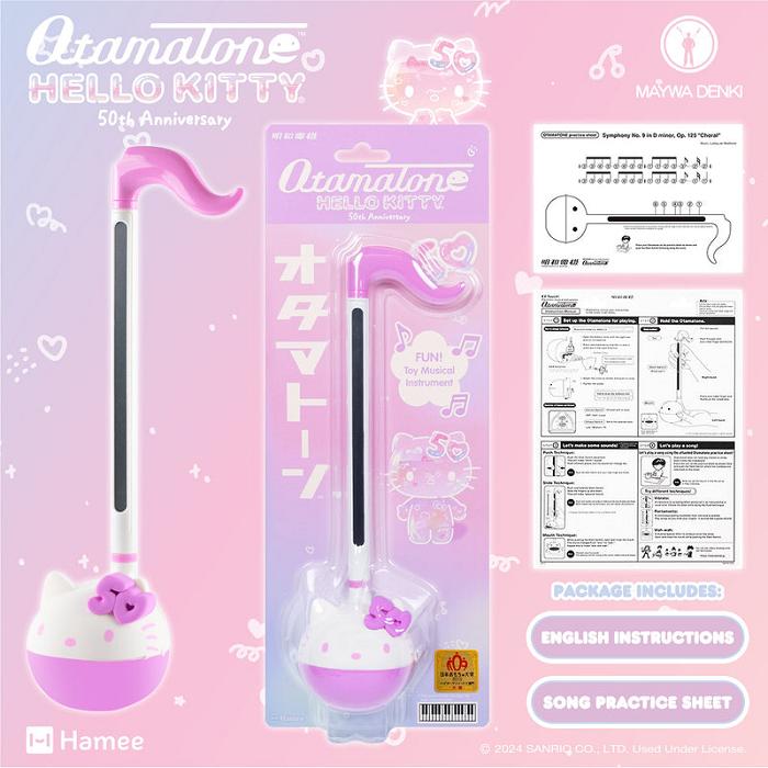 Hello Kitty Hello Kitty 50th Anniversary Otamatone Musical Toy Różowe | PL_HK90480