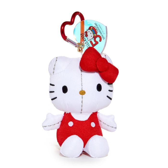 Hello Kitty Hello Kitty 50th Anniversary Plush Mascot (2018) Czerwone | PL_HK38060