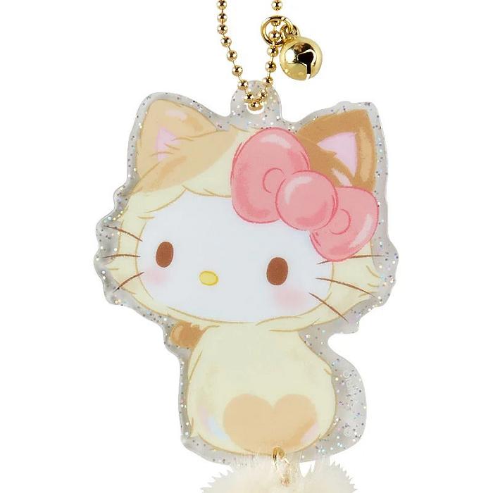 Hello Kitty Hello Kitty Acrylic Bag Charm (Cuddly Kitten Series) Żółte | PL_HK80318