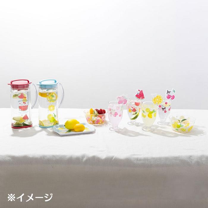 Hello Kitty Hello Kitty Acrylic Cup (Summer Weather) Czerwone | PL_HK82487