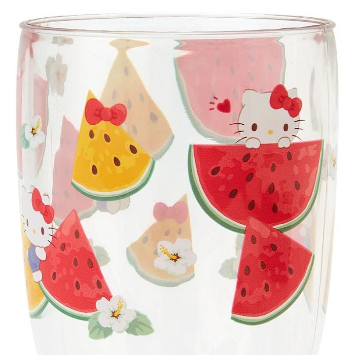 Hello Kitty Hello Kitty Acrylic Cup (Summer Weather) Czerwone | PL_HK82487