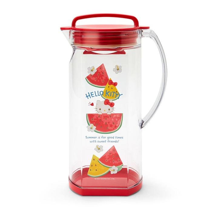 Hello Kitty Hello Kitty Acrylic Water Pitcher (Summer Weather) Czerwone | PL_HK11850