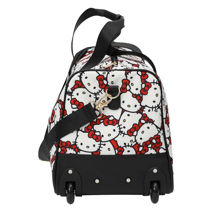 Hello Kitty Hello Kitty All-Over Print Rolling Duffle Bag Kolorowe | PL_HK41198