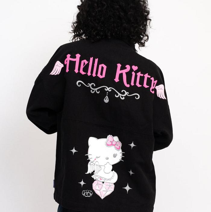 Hello Kitty Hello Kitty Angel JapanLA Jacket Czarne | PL_HK86127