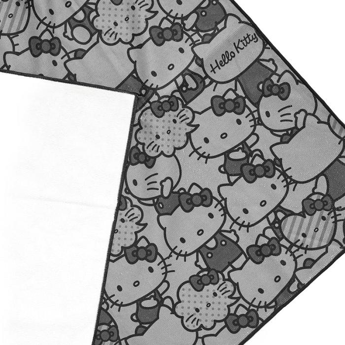 Hello Kitty Hello Kitty Bath Towel (Pretty Pose Monochrome Series) Szare | PL_HK53423