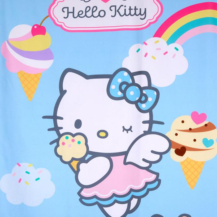 Hello Kitty Hello Kitty Beach Towel (Ice Cream Dream Series) Białe Niebieskie | PL_HK72075