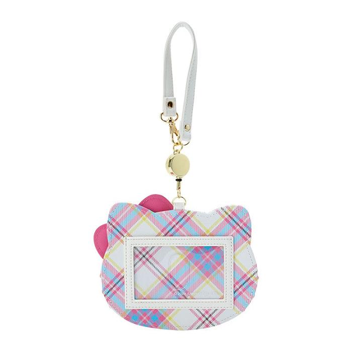 Hello Kitty Hello Kitty Card Case with Key Reel (Hello Kitty Dress Tartan Series) Kolorowe | PL_HK17260