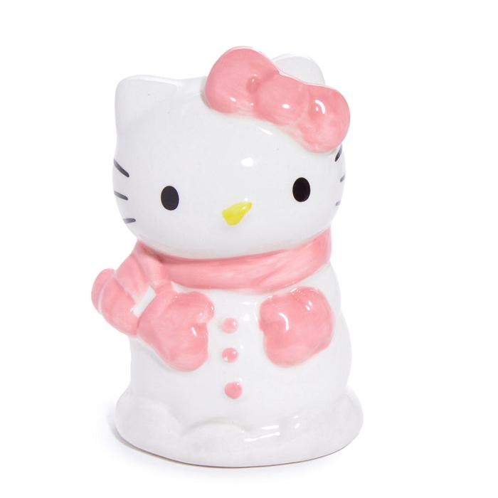 Hello Kitty Hello Kitty Ceramic Holiday Salt & Pepper Set (Snow Play) Różowe Niebieskie | PL_HK92876