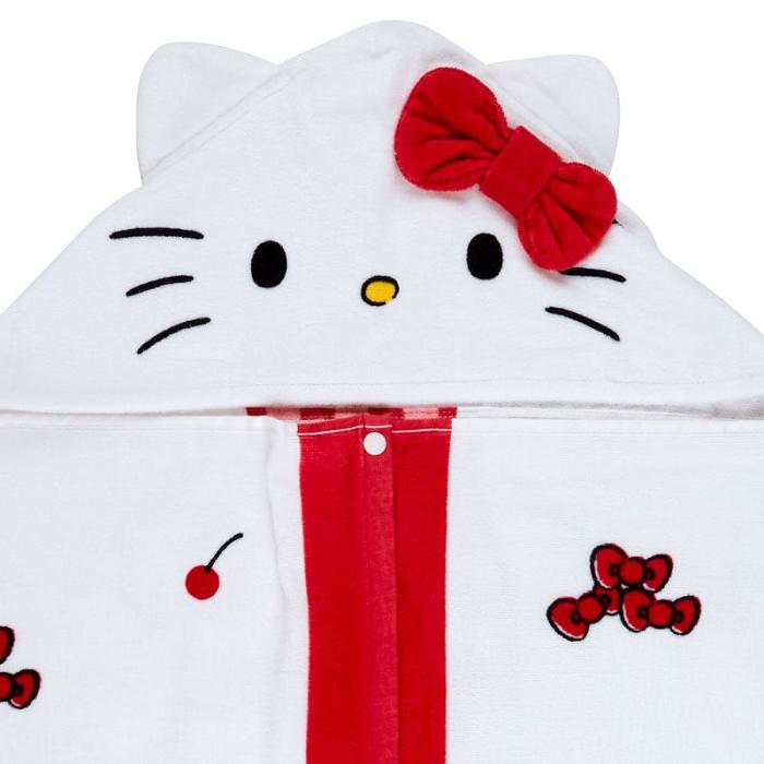 Hello Kitty Hello Kitty Cherry Kids Hooded Towel Białe Czerwone | PL_HK19919