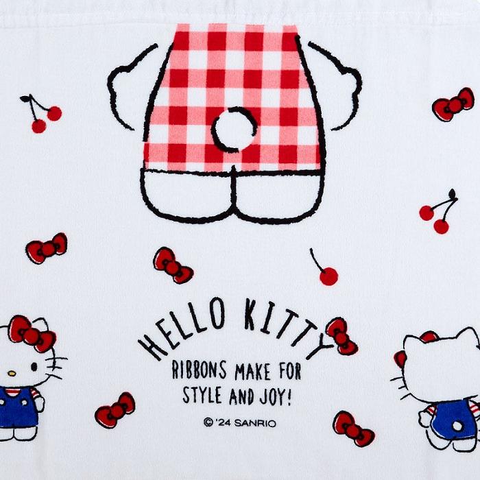 Hello Kitty Hello Kitty Cherry Kids Hooded Towel Białe | PL_HK85110