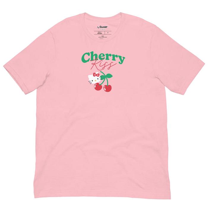 Hello Kitty Hello Kitty Cherry Kiss Tee Niebieskie | PL_HK81208