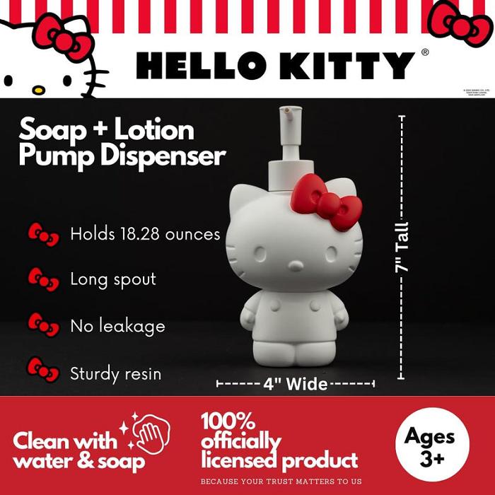 Hello Kitty Hello Kitty Classic Cutie Pump Dispenser Białe | PL_HK23654