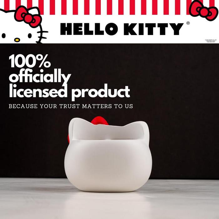 Hello Kitty Hello Kitty Classic Cutie Storage Container Białe | PL_HK31783