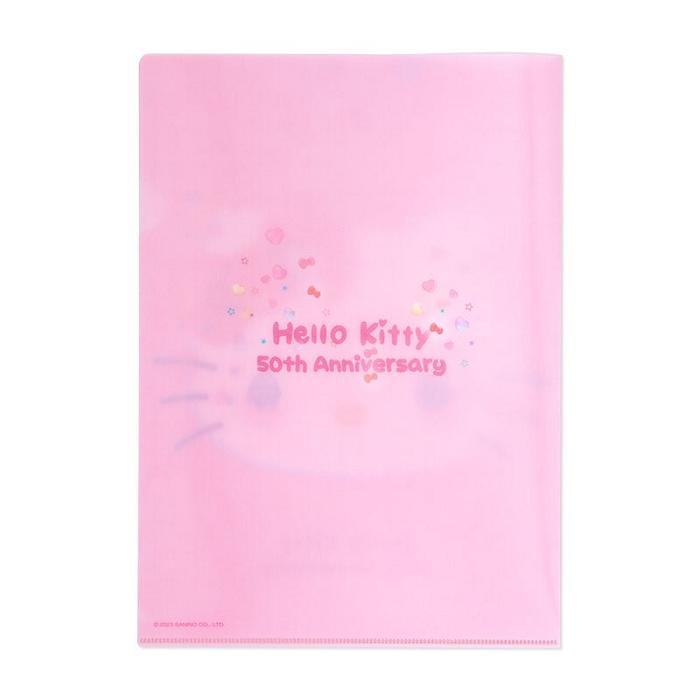 Hello Kitty Hello Kitty Clear File Folder (50th Anniv. The Future In Our Eyes) Różowe | PL_HK16156