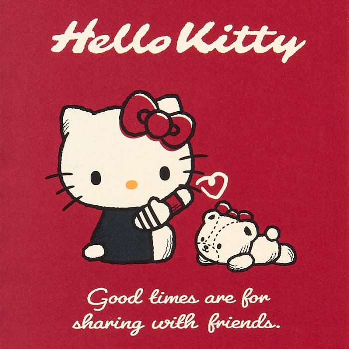 Hello Kitty Hello Kitty Compact Ruled Notebook Czerwone | PL_HK46325