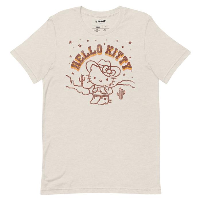 Hello Kitty Hello Kitty Desert Rodeo Tee Białe | PL_HK21026