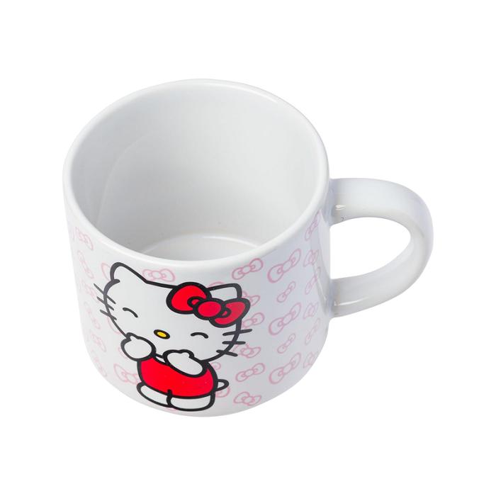 Hello Kitty Hello Kitty Expressions 5-Piece Ceramic Mug Stack Różowe | PL_HK31733