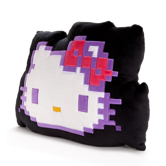 Hello Kitty Hello Kitty Face Plush (Retro Pixel Series) Czarne Różowe | PL_HK43648