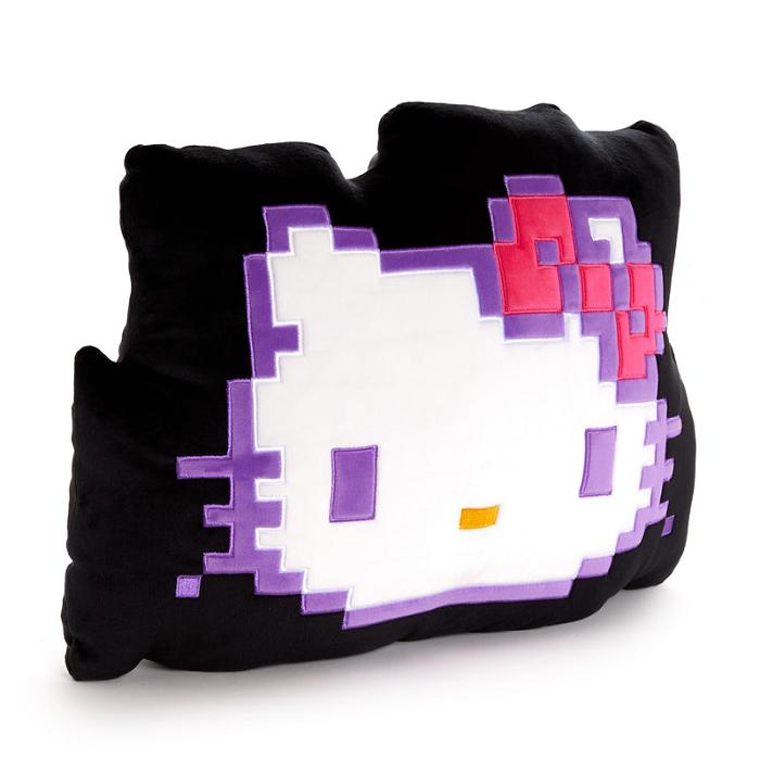 Hello Kitty Hello Kitty Face Plush (Retro Pixel Series) Czarne Różowe | PL_HK43648