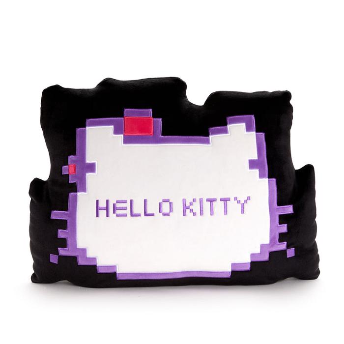 Hello Kitty Hello Kitty Face Plush (Retro Pixel Series) Czarne Różowe | PL_HK43648