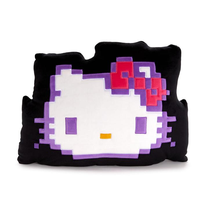 Hello Kitty Hello Kitty Face Plush (Retro Pixel Series) Czarne Różowe | PL_HK43648